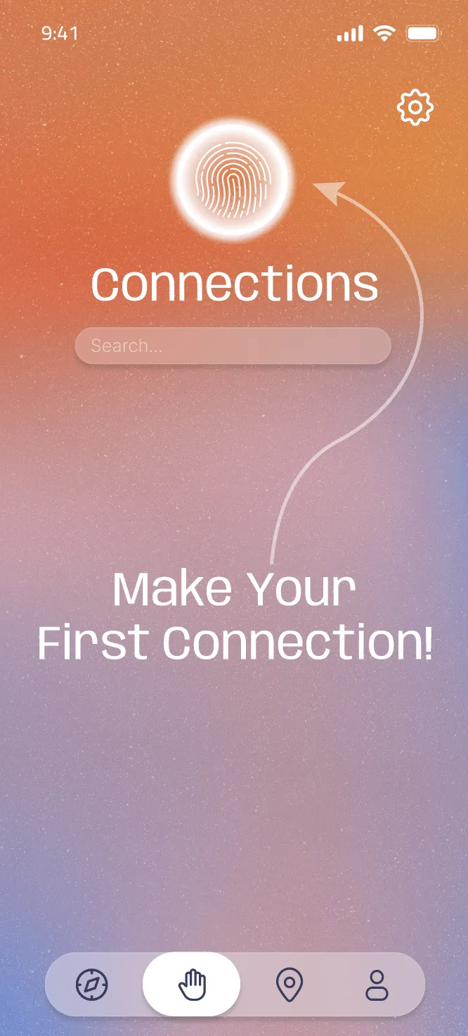Clair find connections screen